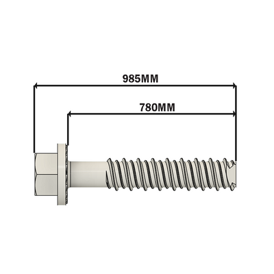 24-123S-0 MODULAR SOLUTIONS 1/2 IN X 3 IN WEDGE ANCHOR